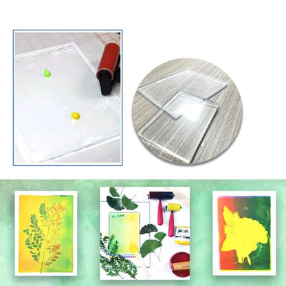 Reusable Gel Printing Plate for Monoprinting and Art Crafts