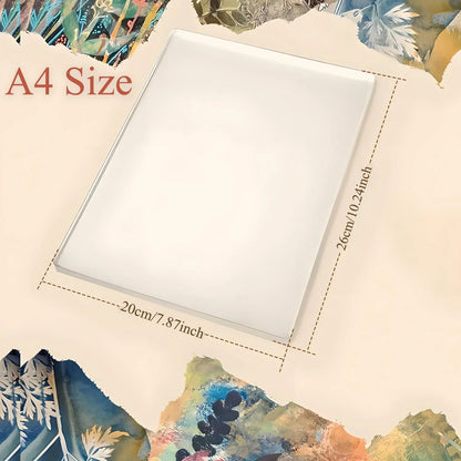 Reusable Gel Printing Plate for Monoprinting and Art Crafts
