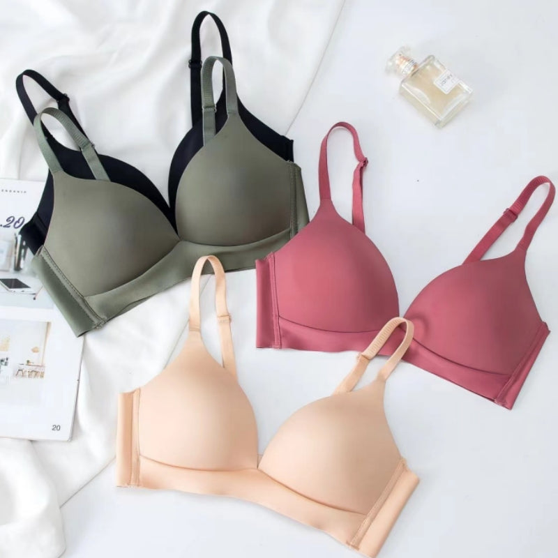 Seamless Bra Wireless Push Up Bra for Smooth Everyday Comfort