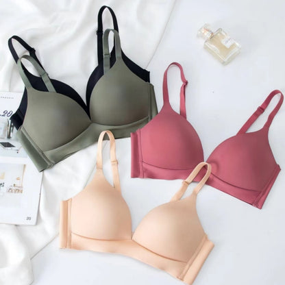 Seamless Bra Wireless Push Up Bra for Smooth Everyday Comfort