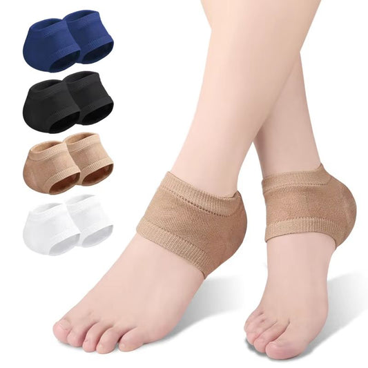 Silicone Gel Heel Protector Sleeve Pads and Heel Cups for Foot Care