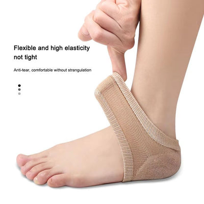 Silicone Gel Heel Protector Sleeve Pads and Heel Cups for Foot Care