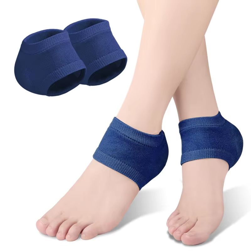 Silicone Gel Heel Protector Sleeve Pads and Heel Cups for Foot Care