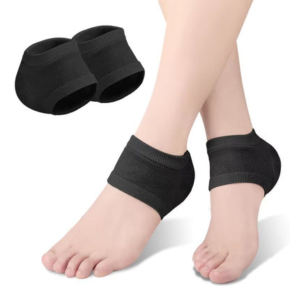 Silicone Gel Heel Protector Sleeve Pads and Heel Cups for Foot Care