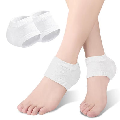 Silicone Gel Heel Protector Sleeve Pads and Heel Cups for Foot Care