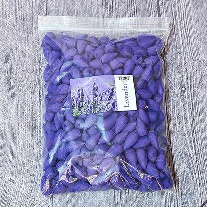 Natural Smoke Incense Cones Sandalwood Lavender Fragrant Aromatherapy for Home