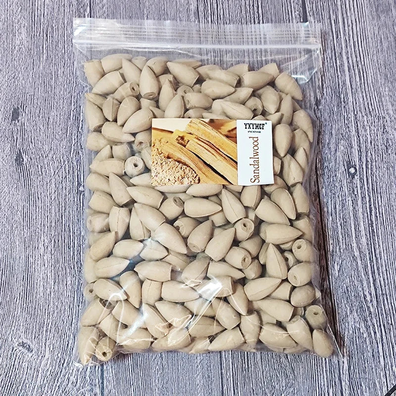 Natural Smoke Incense Cones Sandalwood Lavender Fragrant Aromatherapy for Home