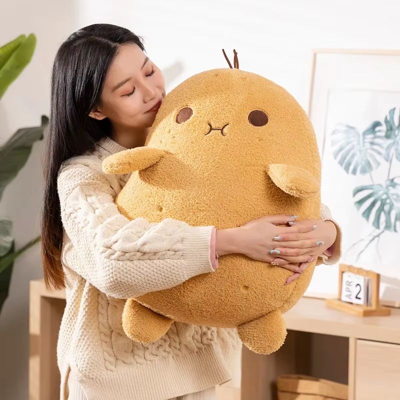 Soft Potato Plant Plush Throw Pillow (10–53cm) Cozy Cute Spud Cushion