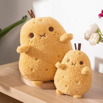 Soft Potato Plant Plush Throw Pillow (10–53cm) Cozy Cute Spud Cushion
