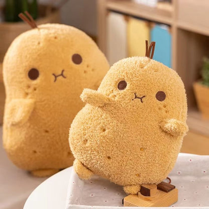Soft Potato Plant Plush Throw Pillow (10–53cm) Cozy Cute Spud Cushion