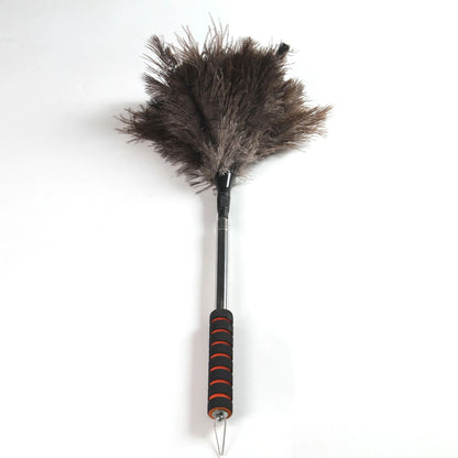 Extendable Ostrich Feather Dust Duster with Long Handle