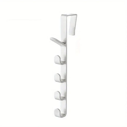 Over-Door Plastic Clothes and Bag Hanging Rack