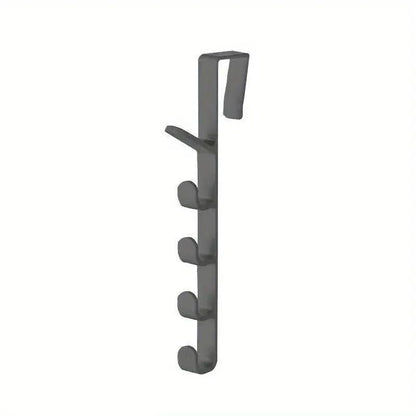 Over-Door Plastic Clothes and Bag Hanging Rack