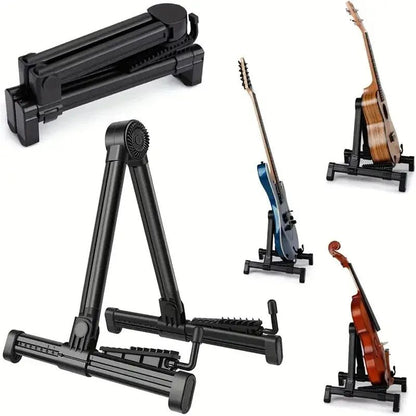 Portable Folding Guitar Stand for Acoustic Electric and Bass