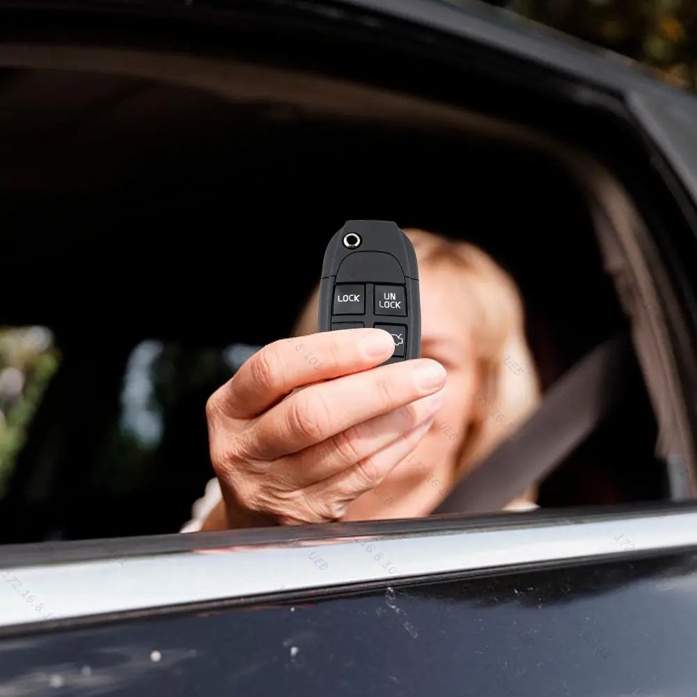 Volvo 5-Button Flip Key Case Replacement for S60, S80, V70 & XC90