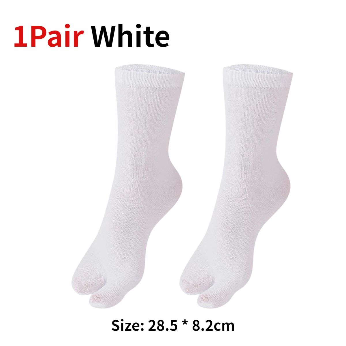 Japanese Tabi Two-Toe Socks for Sandals and Clogs (Unisex, 1–5 Pairs)