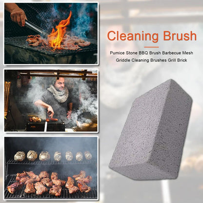 Heavy-Duty BBQ Grill Cleaning Pumice Brick for Effortless Grate Cleaning