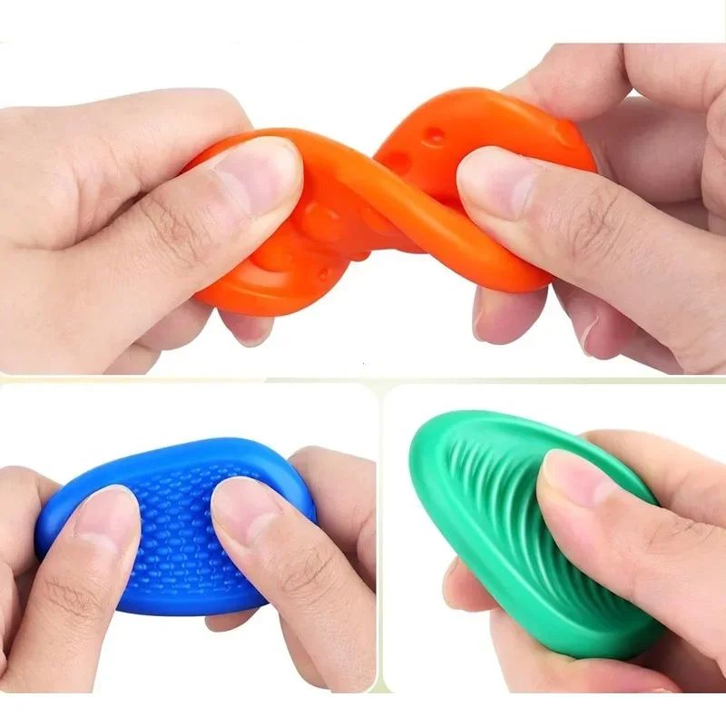 Baby Silicone Teether Chew Necklace – Sensory Chewy Pendant for Autism, ADHD & Oral Motor Therapy