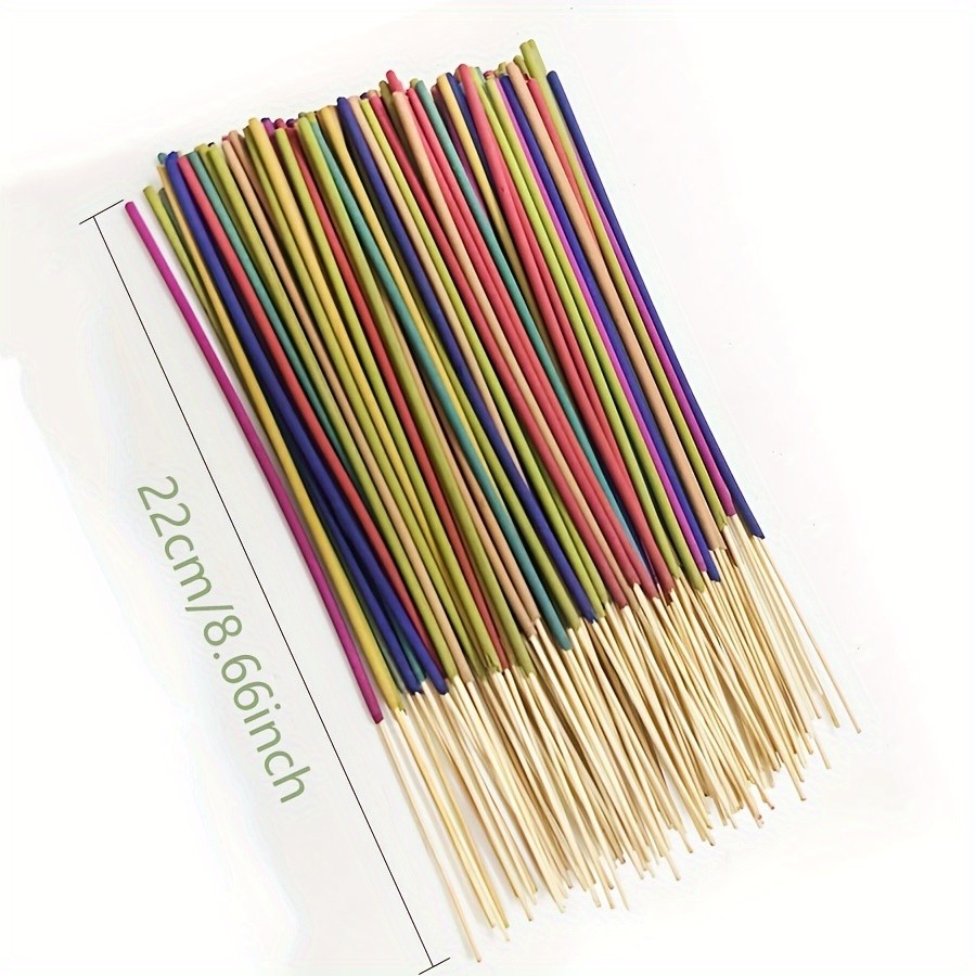 Long Lasting Home Decor Wholesale Multi Color Aromatherapy Sticks Rose Lavender White Sage Lemongrass and Jasmine