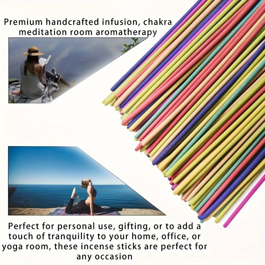 Long Lasting Home Decor Wholesale Multi Color Aromatherapy Sticks Rose Lavender White Sage Lemongrass and Jasmine