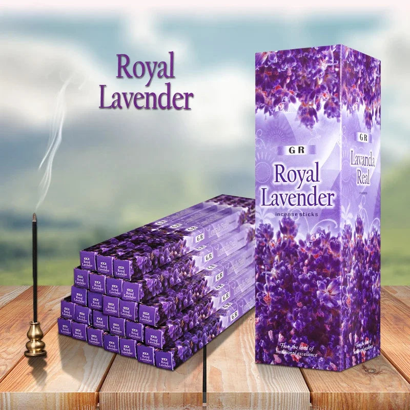 Lavender Incense Sandal Meditation Jasmine Sticks, Agarwood Tibetan Line Aromatherapy Home Fragrance Bedroom Toilet