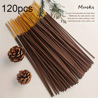 White Musk Clove Vanilla Sage Bamboo Stick Incense Natural High Quality Strong Long Lasting Fragrance Home