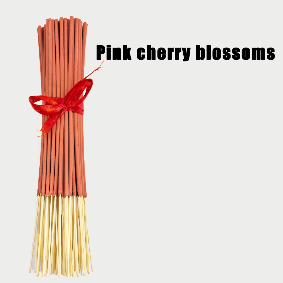 Handmade Bamboo Stick Incense, Clean Less Powder, Mixed Flower and Grass Fragrance, Long-Lasting Scent for Home