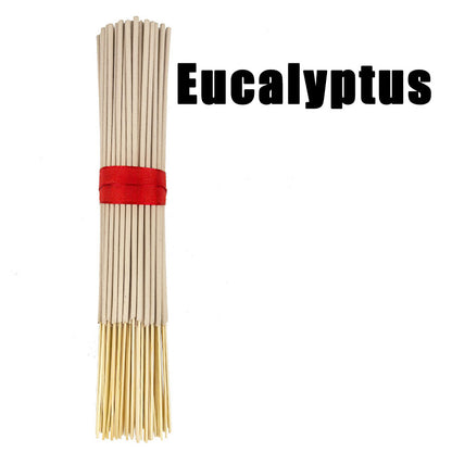 Handmade Bamboo Stick Incense, Clean Less Powder, Mixed Flower and Grass Fragrance, Long-Lasting Scent for Home