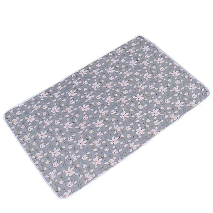 Waterproof Baby Mattress Protector Pad - 19.7-27.6 Inches Washable Urine Mat for Toddlers with Cute Cartoon Design