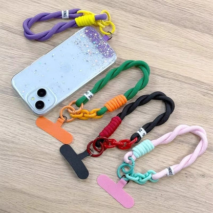 Handwoven Adjustable Universal Mobile Phone Lanyard Wrist Strap – Outdoor Anti-Drop Safety Rope