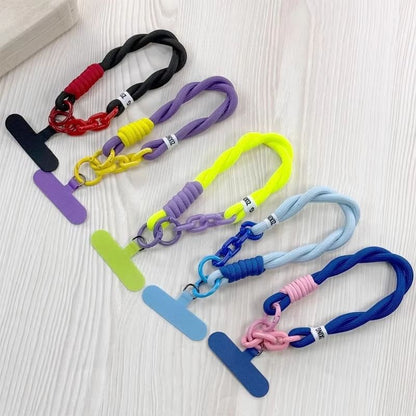 Handwoven Adjustable Universal Mobile Phone Lanyard Wrist Strap – Outdoor Anti-Drop Safety Rope