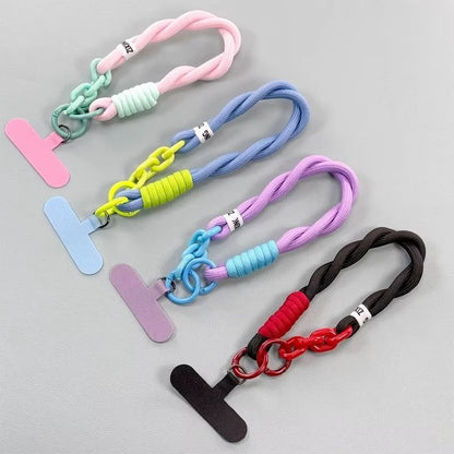 Handwoven Adjustable Universal Mobile Phone Lanyard Wrist Strap – Outdoor Anti-Drop Safety Rope