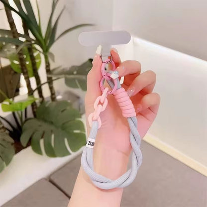 Handwoven Adjustable Universal Mobile Phone Lanyard Wrist Strap – Outdoor Anti-Drop Safety Rope