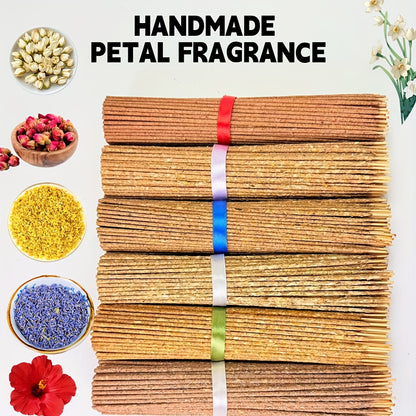 Natural Petal Fragrance Handmade for Yoga Meditation Long-Lasting Home Air Purification