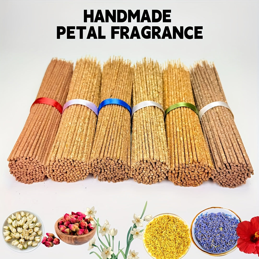 Natural Petal Fragrance Handmade for Yoga Meditation Long-Lasting Home Air Purification
