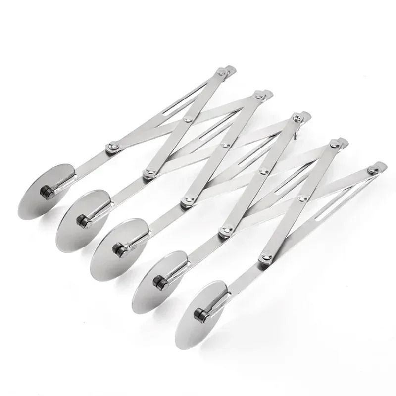 Adjustable Multi Wheel Dough Cutter for Pastry Pizza and Baking