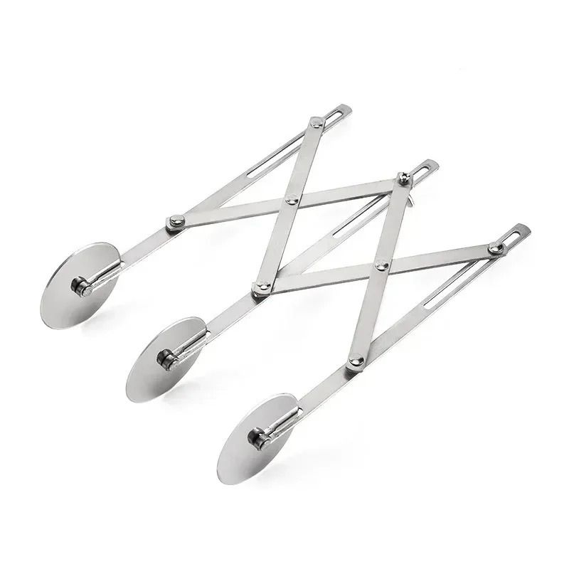 Adjustable Multi Wheel Dough Cutter for Pastry Pizza and Baking