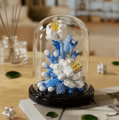 DIY Micro Building Block Sunflower Bouquet Handmade Puzzle Toy Desktop Decoration Gift