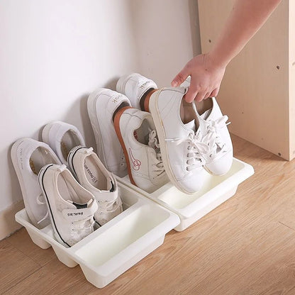 Vertical Slippers Storage Rack Space Saving Home Shoe Organizer Nordic Style