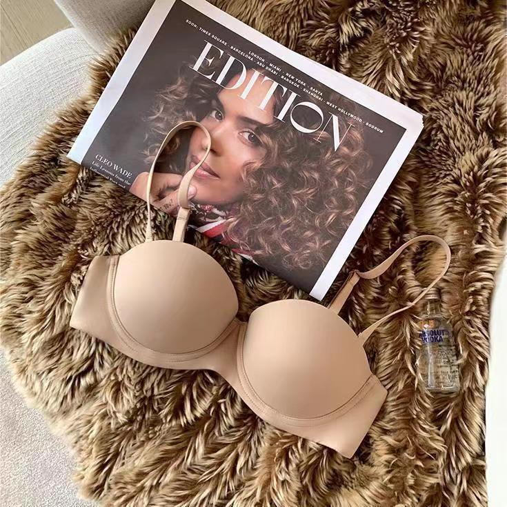 Seamless Wireless Push Up Bra with Padded No Show Comfort Fit