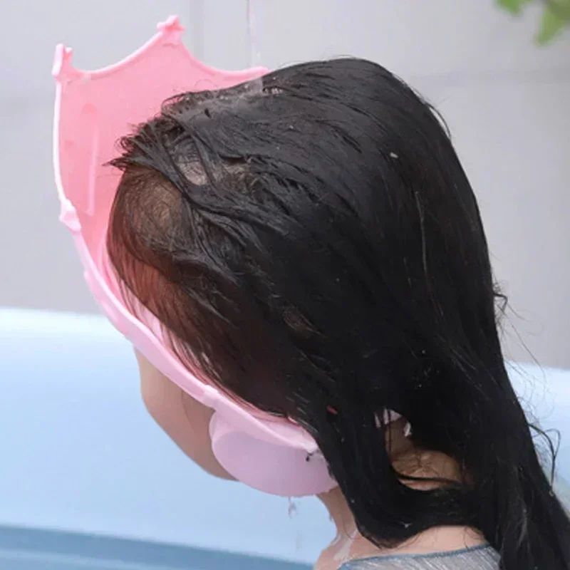 Adjustable Baby Shampoo Shower Cap – Soft Hair Wash Hat with Ear & Eye Protection for Kids