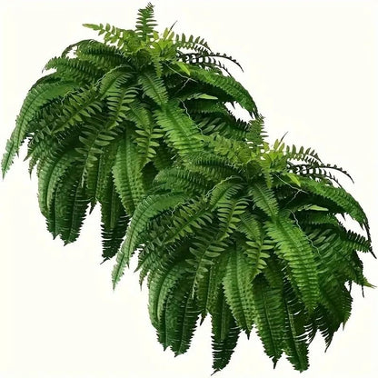 Realistic Artificial Boston Fern Greenery for Indoor and Outdoor Decor