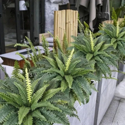 Realistic Artificial Boston Fern Greenery for Indoor and Outdoor Decor