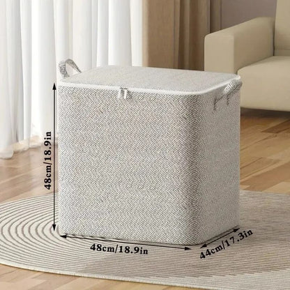 Household Large Capacity Storage Bag Non Woven Closet Wardrobe Organizer for Quilts and Clothing