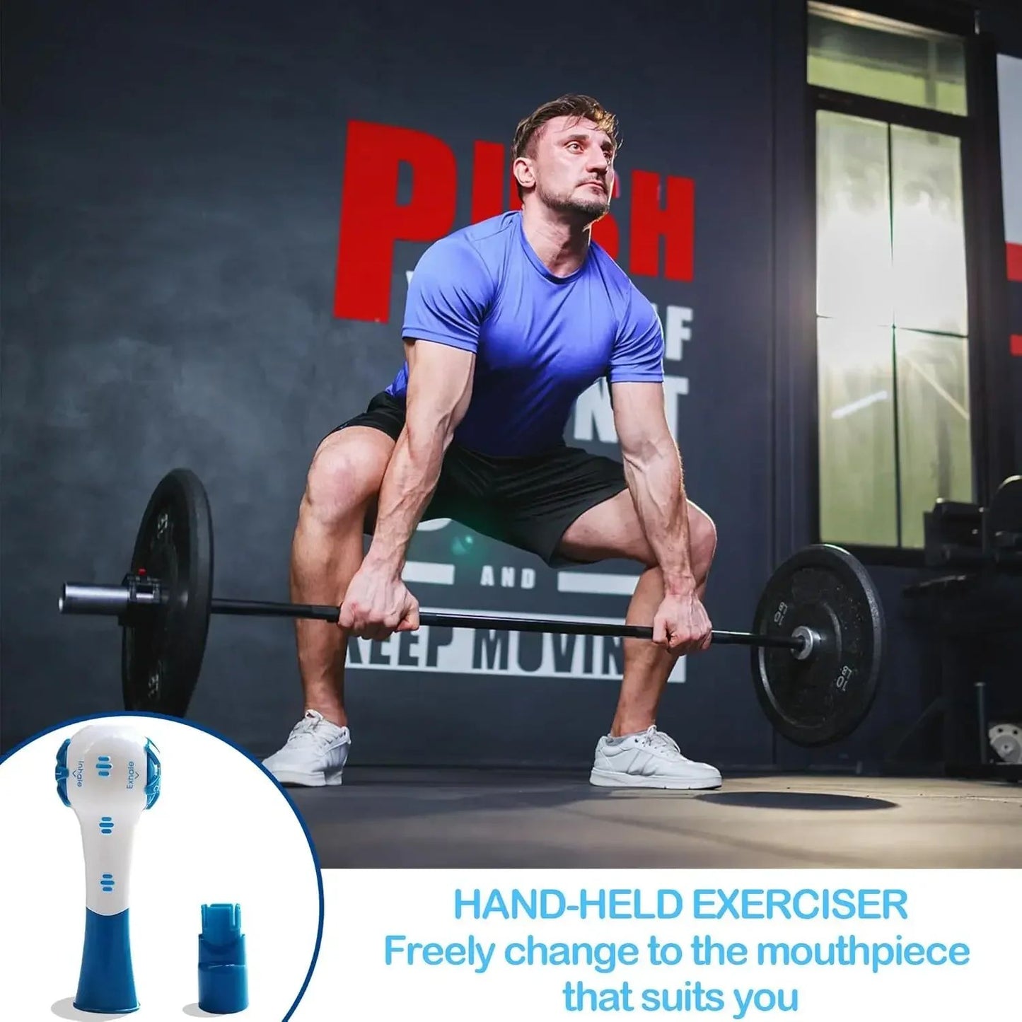 Adjustable Resistance Breathing Trainer for Lung Capacity & Endurance