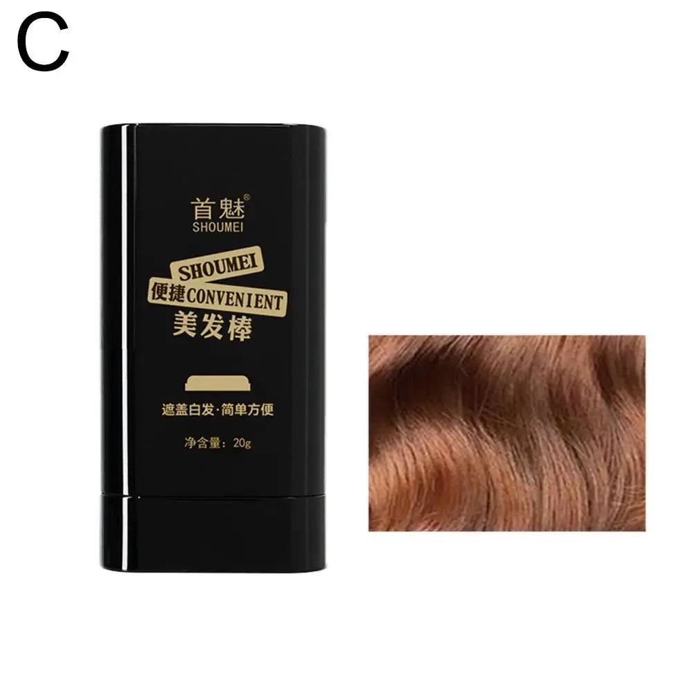 Instant Touch-Up Hair Color Comb Stick – Portable Gray Hair Concealer for Natural Coverage