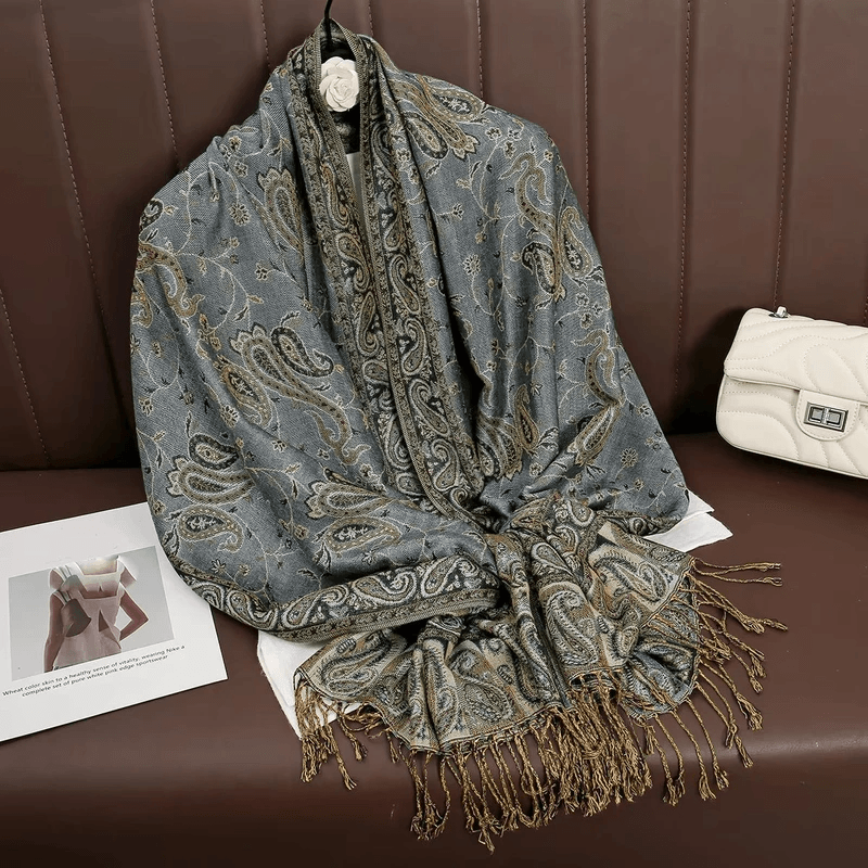 Luxury Cashmere Pashmina Shawl for Women, Warm & Elegant Winter Wrap