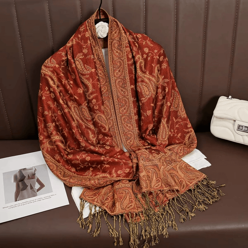 Luxury Cashmere Pashmina Shawl for Women, Warm & Elegant Winter Wrap