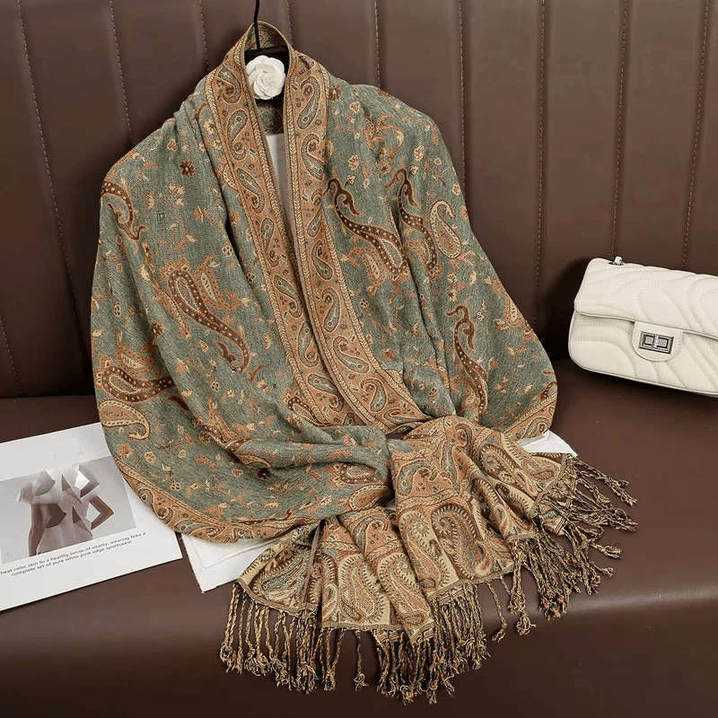 Luxury Cashmere Pashmina Shawl for Women, Warm & Elegant Winter Wrap