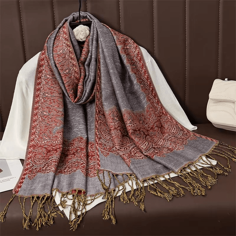 Luxury Cashmere Pashmina Shawl for Women, Warm & Elegant Winter Wrap